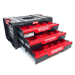 Box QBRICK® System PRO Toolbox 3-zásuvkový organizér 245x445x320mm