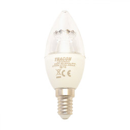 LED žiarovka sviečka E14 6W - stmievateľná - neutrálna biela
