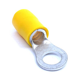 Izolované Cu káblové oká lisovacie žlté 6mm²