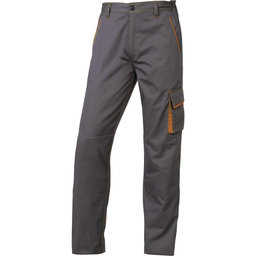 Pracovné nohavice PANOSTYLE sivá-oranžová M