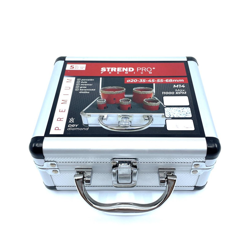 Sada vyrezávačov Premium - DCB11S5 - diamant (20-68mm)