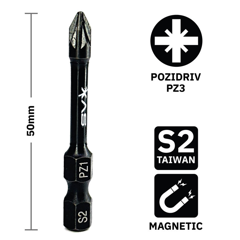 Bit magnetický PZ1x50 mm
