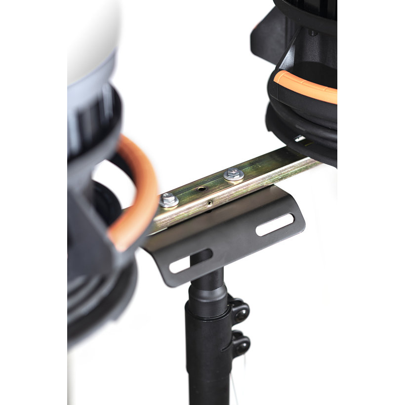 LED stavebný reflektor ORUM 360° – 97 W, 12 600 lm, IP54