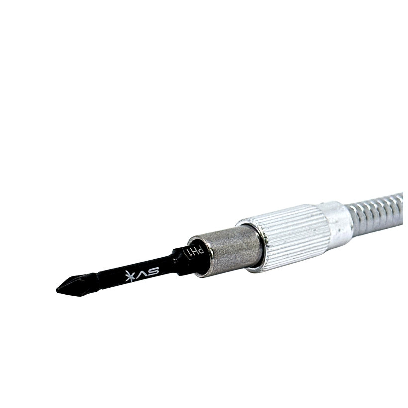 Dlhý flexibilný držiak na bity s rýchloupínaním