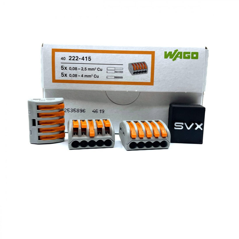 Spojovacia svorka zaklapávacia - 5 vodičov