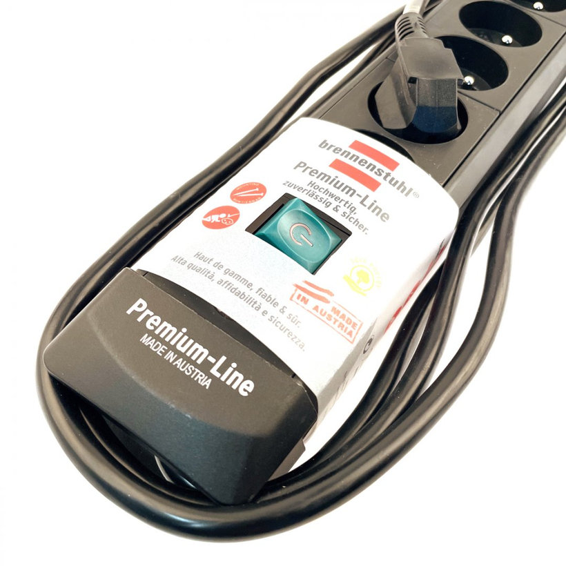 Predlžovací kábel 8-zásuvkový s vypínačom 3m