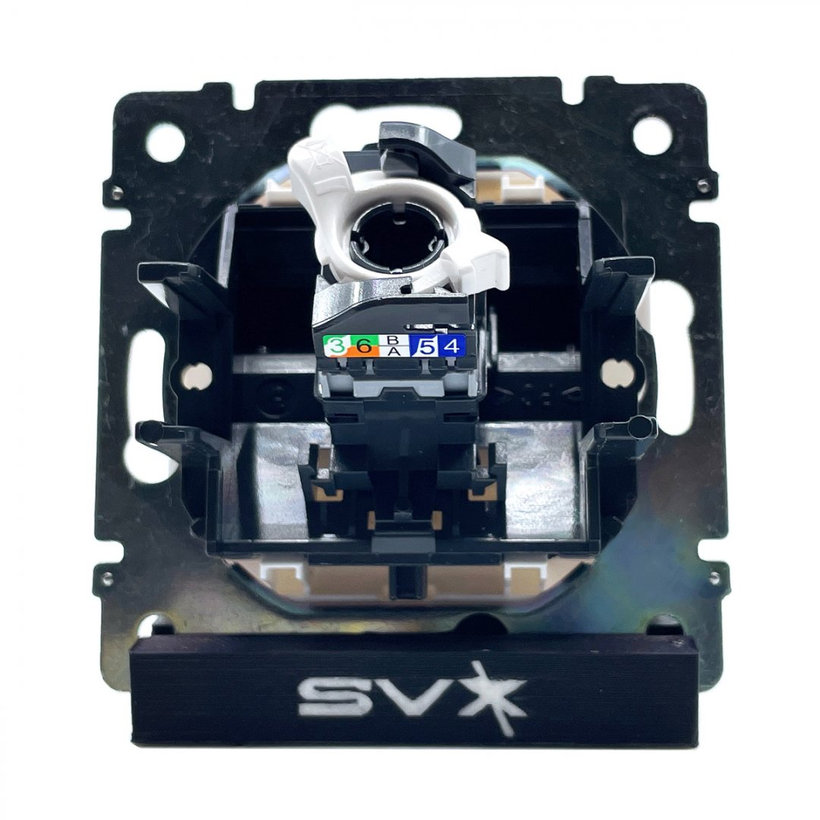 Valena zásuvka dátová 1xRJ45 UTP biela