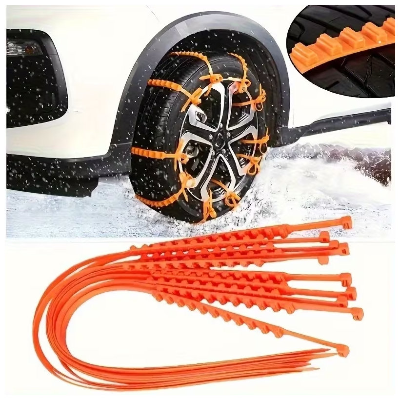 Plastové núdzové „snehové reťaze“ na pneumatiky 12×930 mm - 10ks