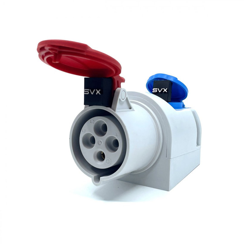 Zásuvka nástenná IZVZ 3243 32A 4p + 230V