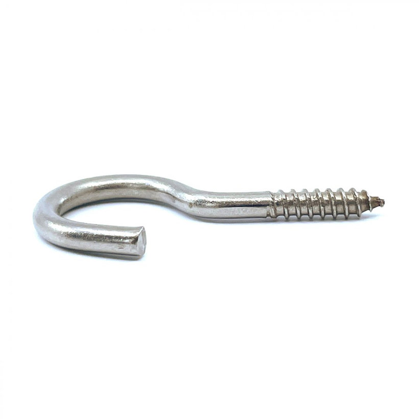 Nerezový hák s vrutom 30 mm