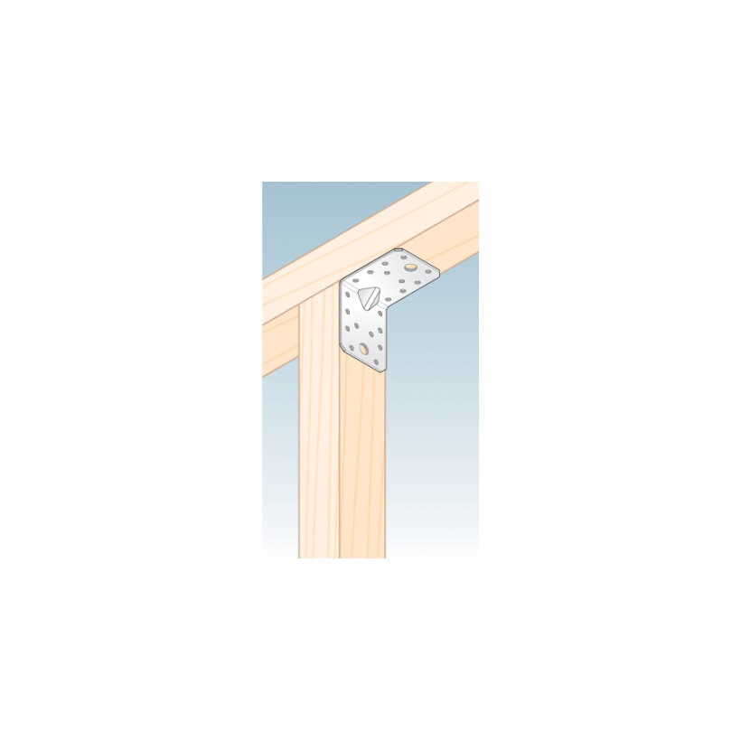 Uholník s prelisom KP 90x90x65mm