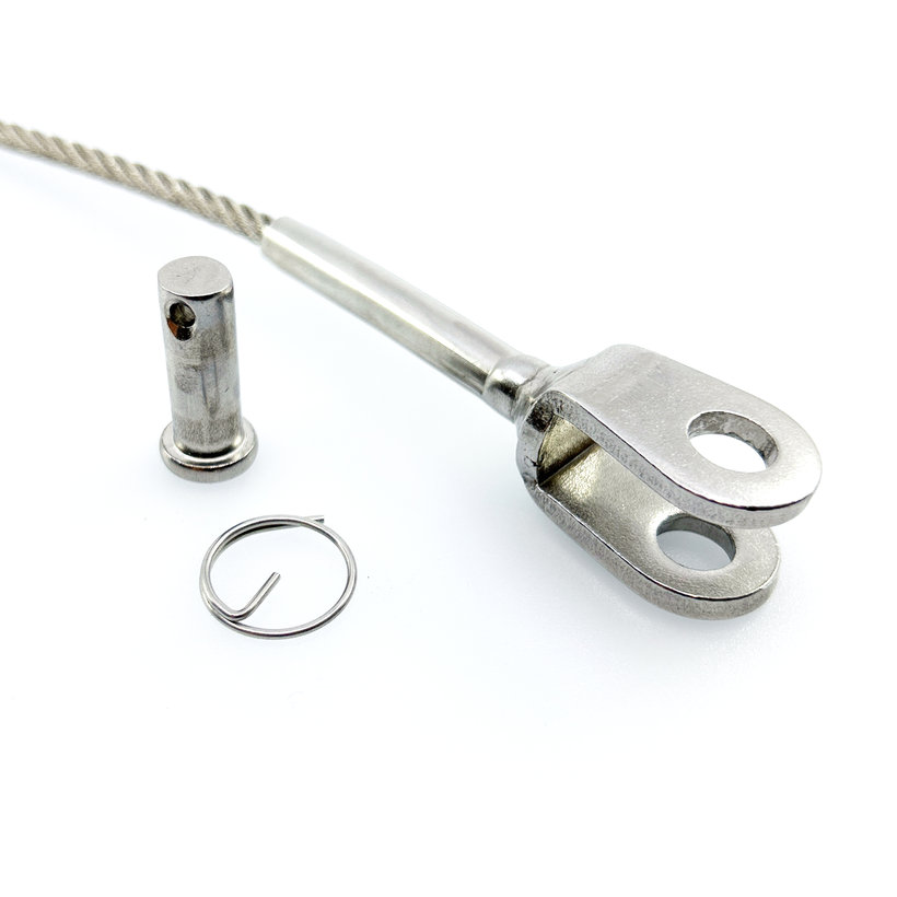 Lanová výplň zábradlia vidlica/vidlica  3mm/3m