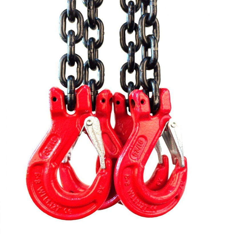 Reťazový záves oko-4 hák tr 80 so skracovačom (1m, 11 200/8000 kg, 13mm)