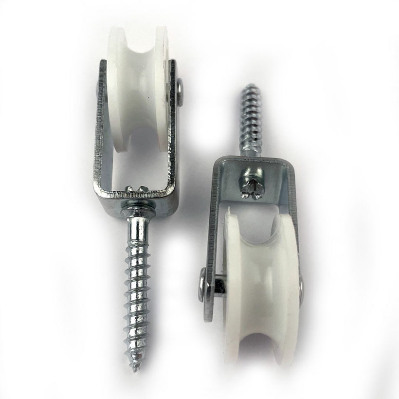 Kladka s nylonovým kolieskom a vrutom 8/30mm