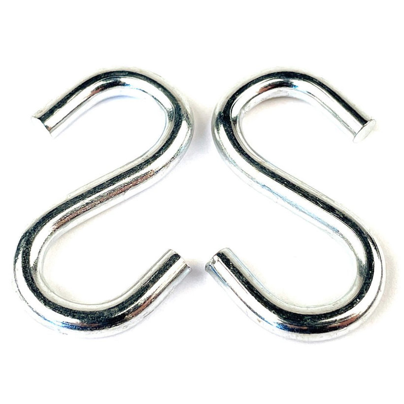 S hák pozinkovaný 4mm