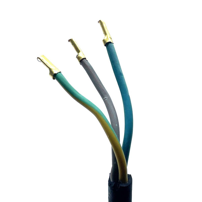 Flexo šnúra 2,5m 3x1 gumová H05RR-F3 čierna