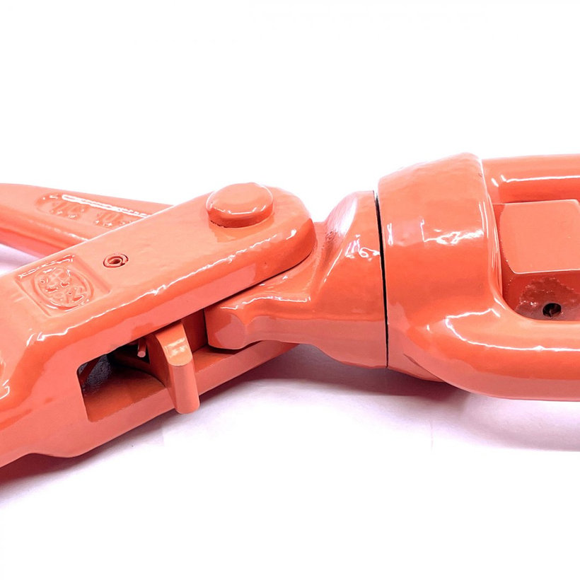 Samozaisťovací otočný hák tr 100 oranžový 16mm