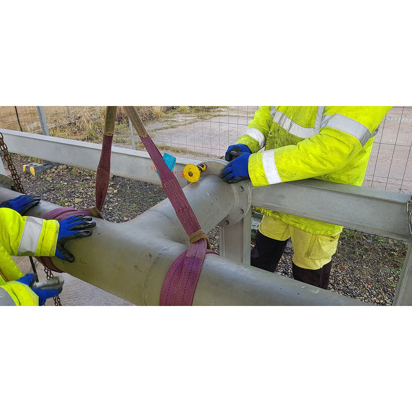 Zdvíhací pás - oko/oko Oranžový 10T/5M