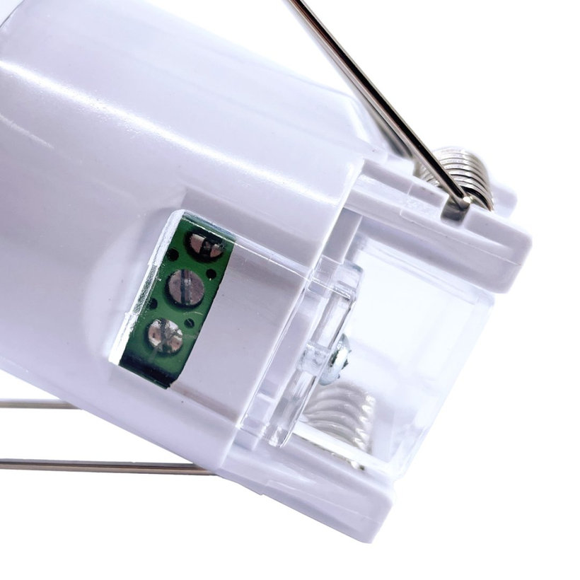 Snímač pohybu zapustený - miniatúrny - biely 360°