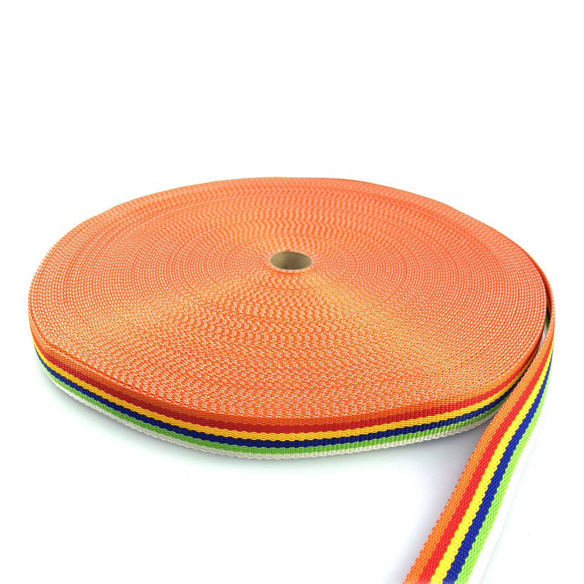 PPV popruh 25mm dúhový