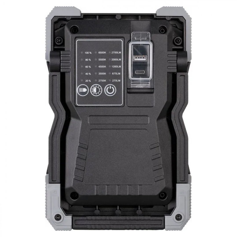 Mobilný nabíjateľný LED reflektor RUFUS 3020 MA s farebným podaním