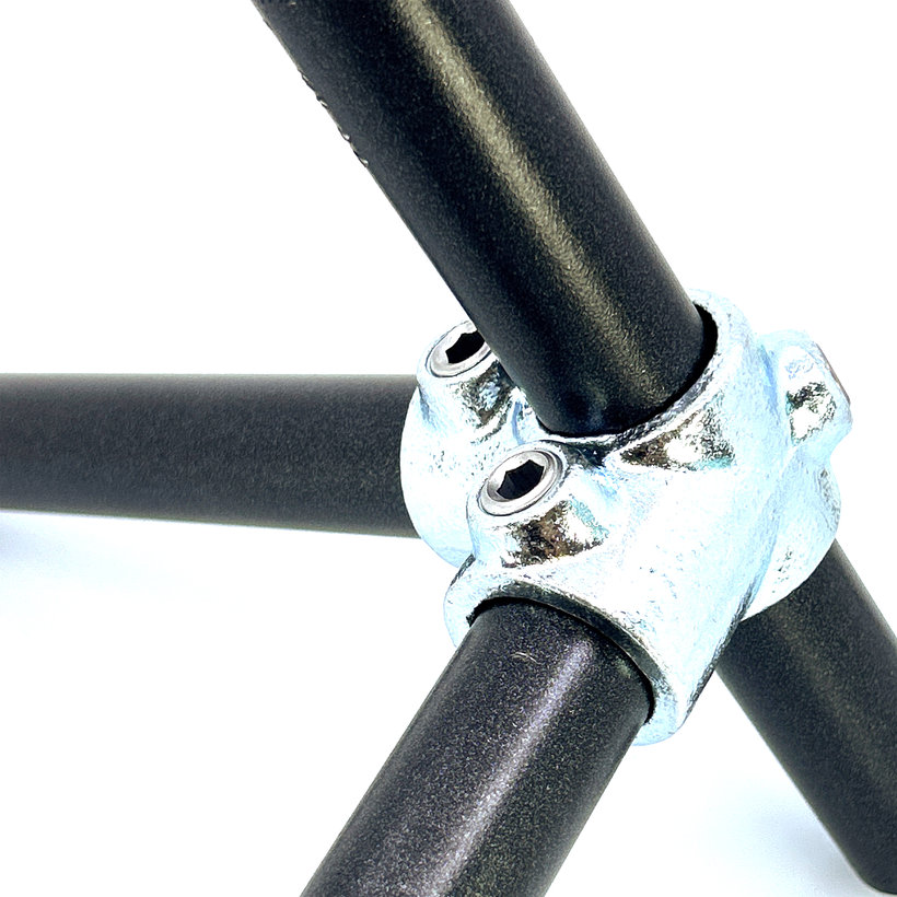 Spojovací článok štyri vetvy 27 mm - pozinkovaný