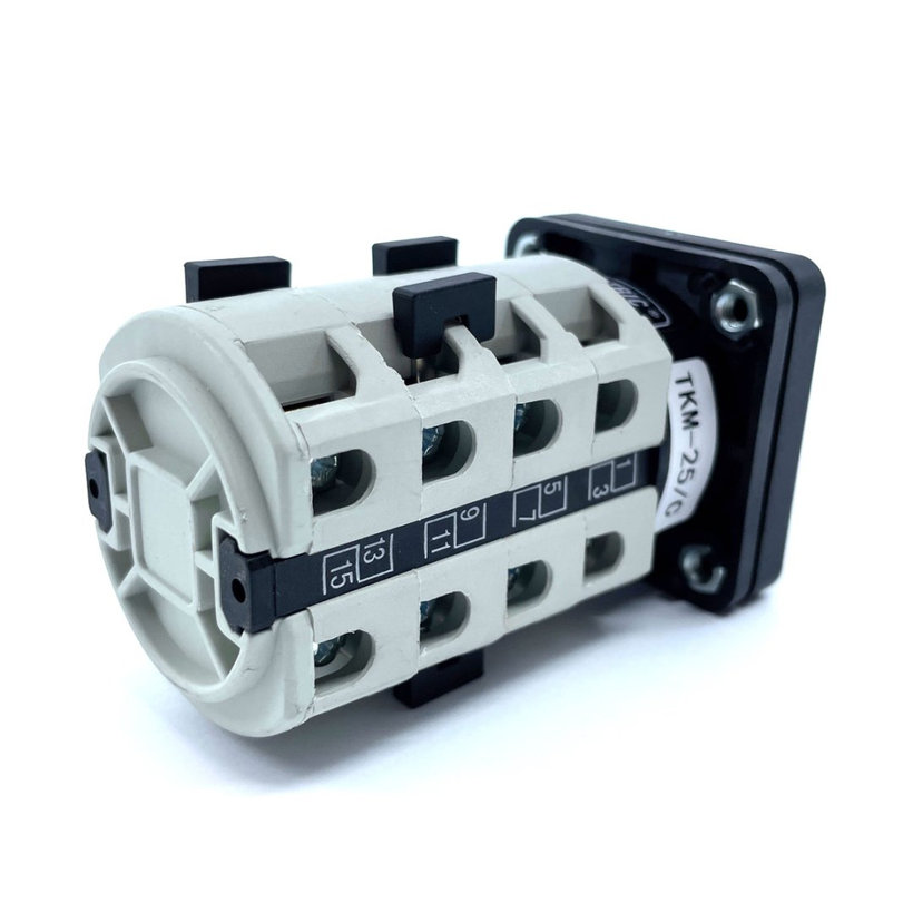 Vačkový prepínač motora hviezda-trojuholník 25A