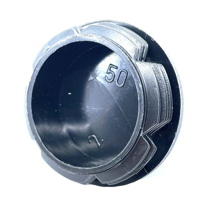 Záslepka kruhová čierna 25x1-2mm