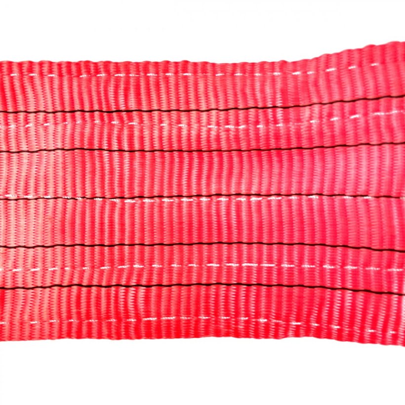 Zdvíhací pás - oko/oko Červený 5T/5M