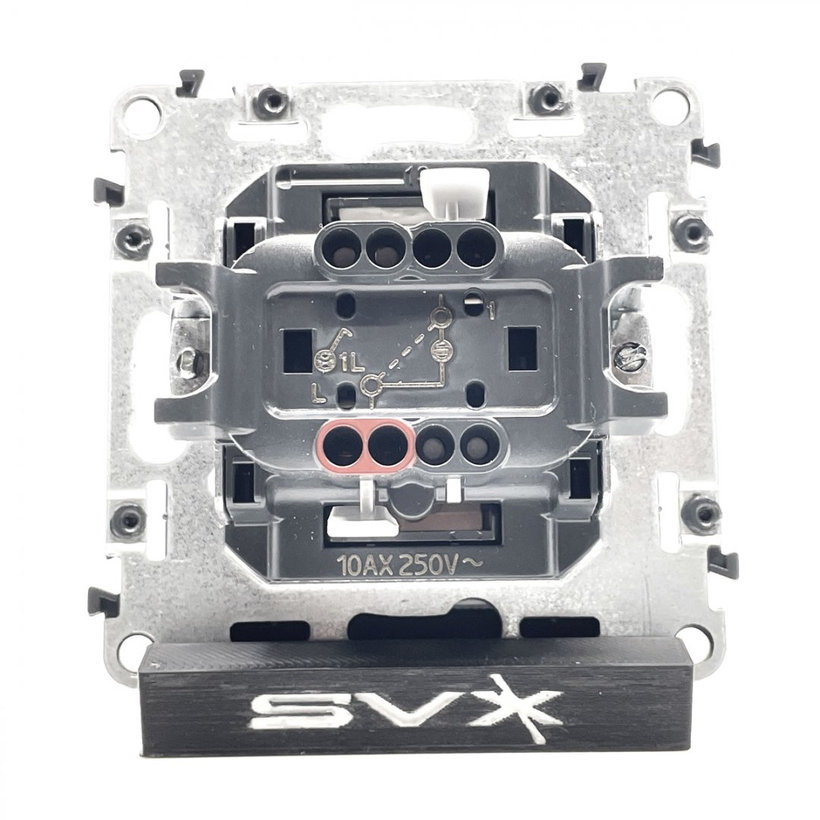 Valena LIFE vypínač č.1 biely podsvietený