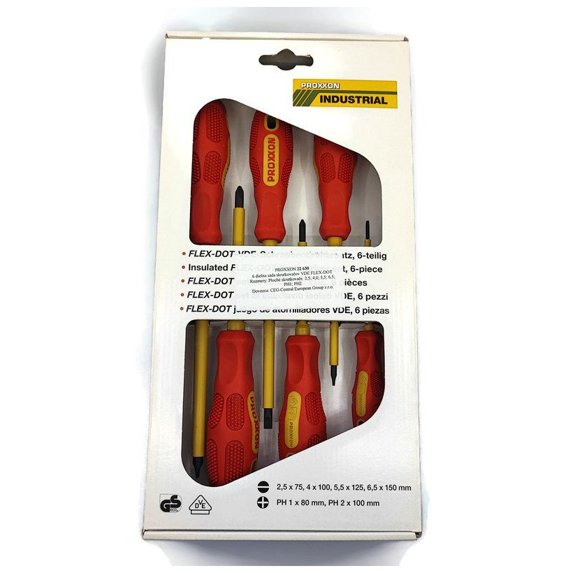 Skrutkovače izolované 6-dielna sada