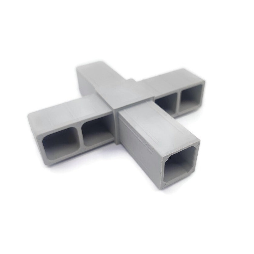 Spojka krížová plastová 20x20mm