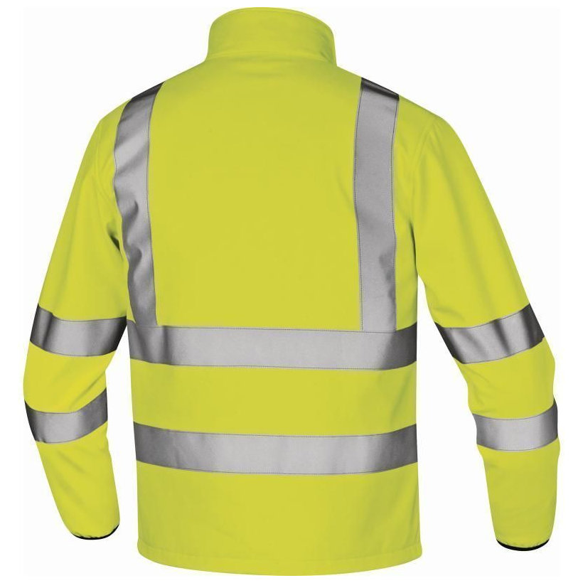 Reflexná softshellová bunda LEGA žltá 3XL