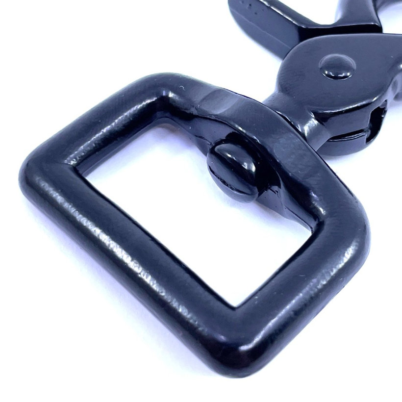 Karabína vypúšťacia čierna 59x20mm