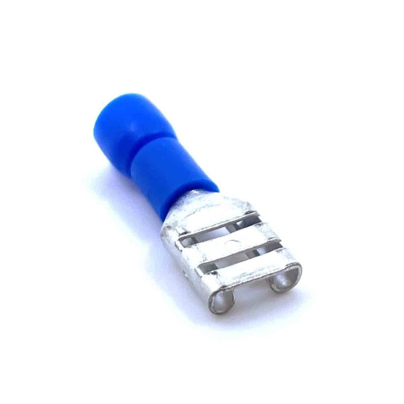 Izolované Cu lisovacie dutinky ploché modré 2,5mm²