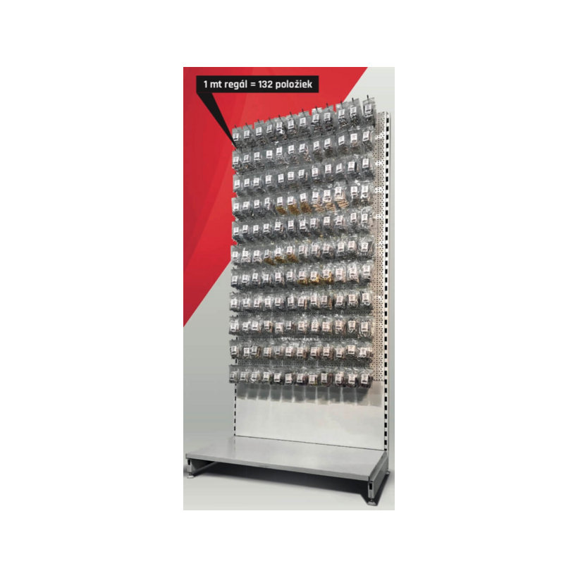 Skoba s vrutom Zn - blister 27