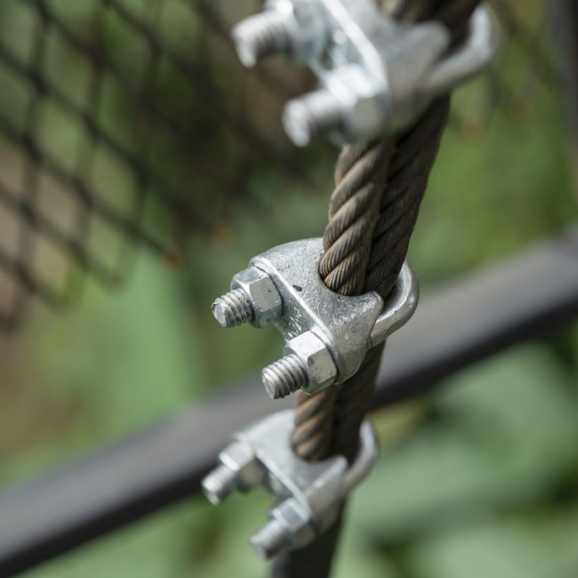 DIN 741 Lanová svorka pozinkovaná 6,5 mm