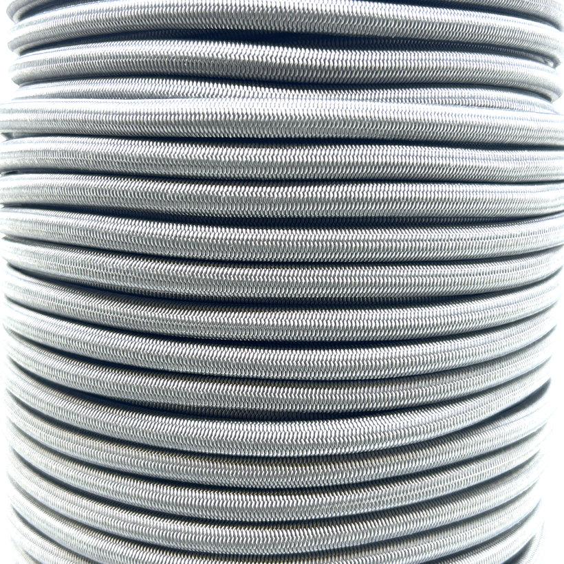 Gumolano s pryžovým jadrom strieborné PP 8mm