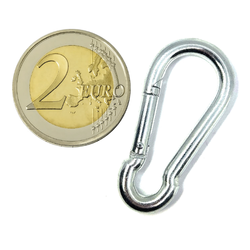 Karabína hasičská pozinkovaná DIN 5299C 4mm