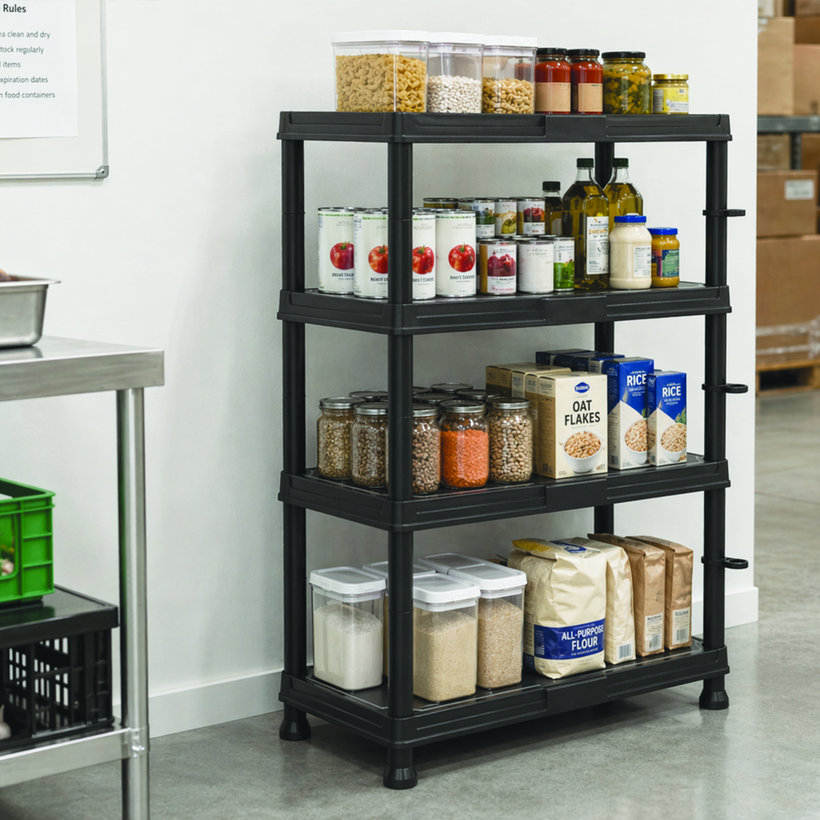 Plastový regál 60x30x92,6cm - 4 police