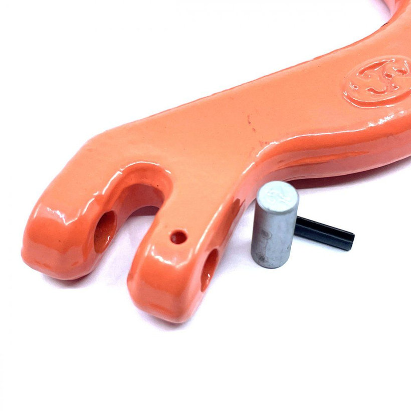 Zlievarenský hák s vidlicou tr 100 oranžový 6mm