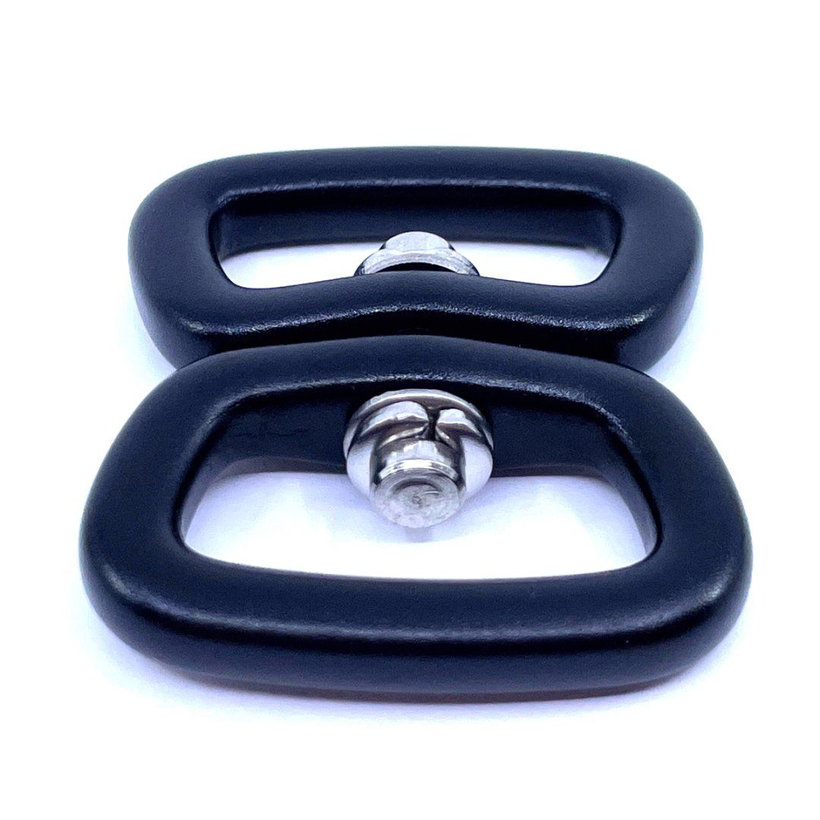 Otočná spojka čierna 51x25mm