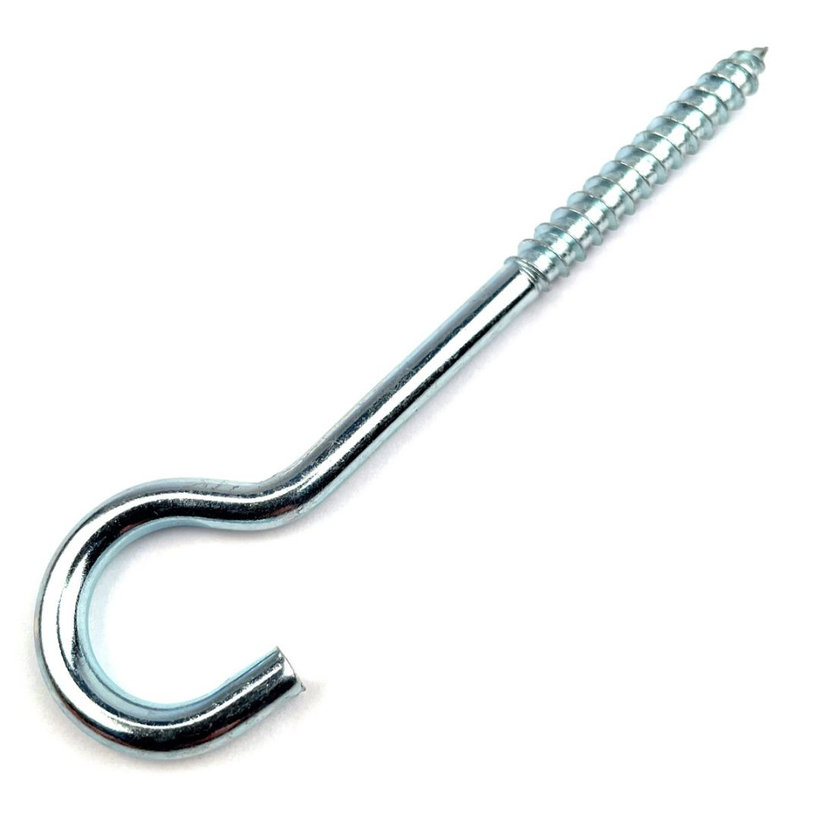 Hák stropný s vrutom pozinkovaný 160mm