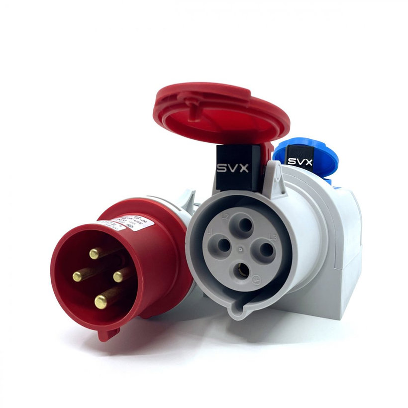 Zásuvka nástenná IZVZ 3243 32A 4p + 230V