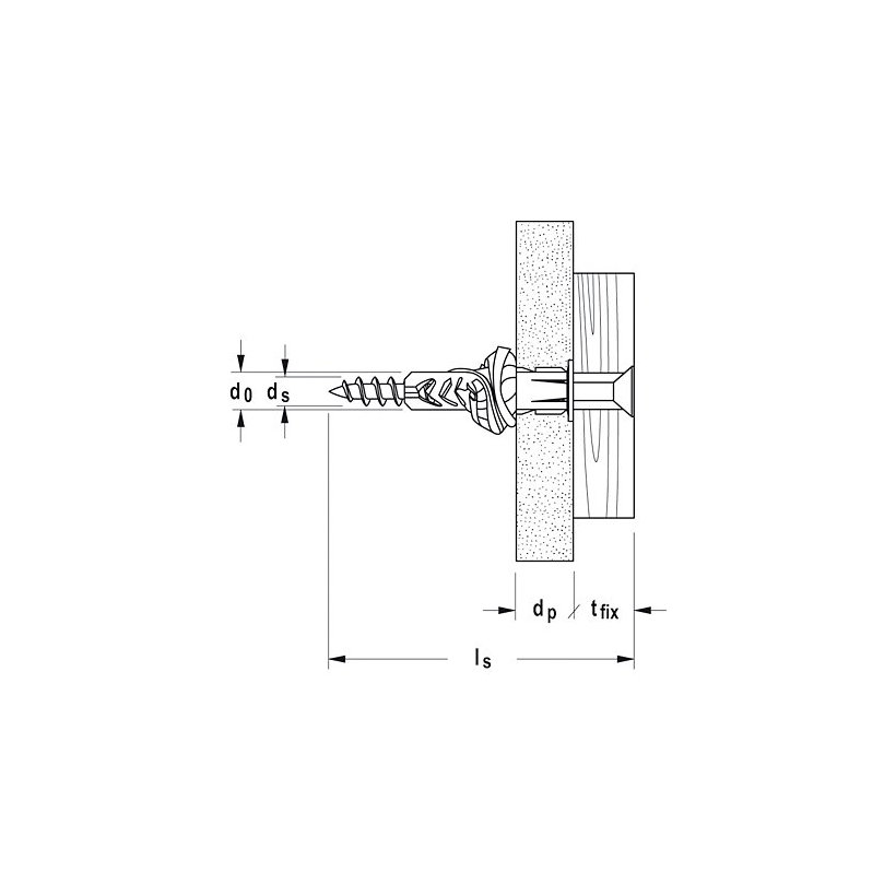 Univerzálna hmoždina UX 5x30mm