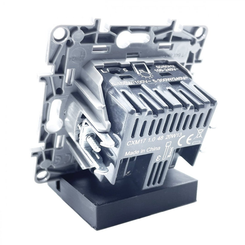 Niloé otočný stmievač biely