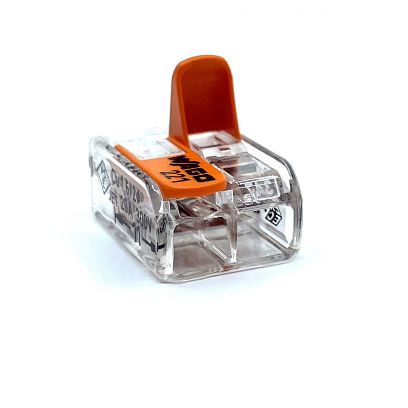 Svorka bezskrutková s páčkou - 2 vodiče