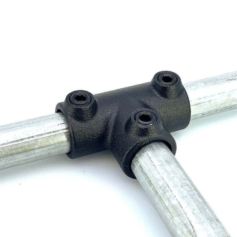 Spojovací článok tvar T 27 mm - čierny