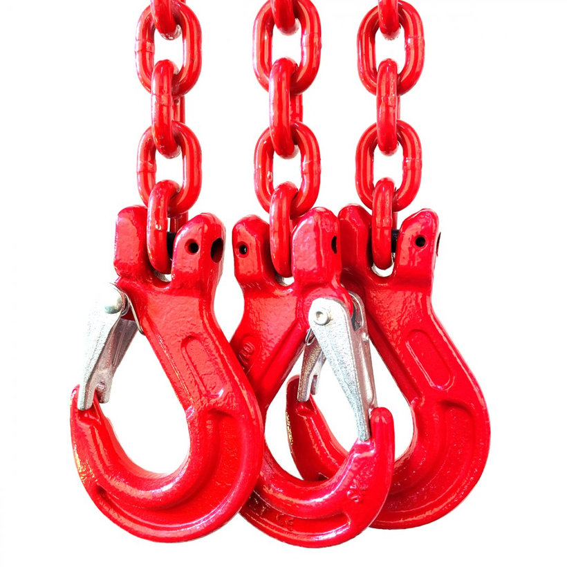 Reťazový záves oko-3 hák tr 80 so skracovačom (1 m, 2360/1700 kg, 6 mm)