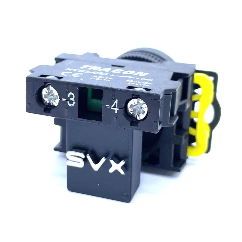 Klasický tlačidlový spínač čierny